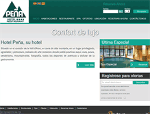 Tablet Screenshot of hotelpenha.com